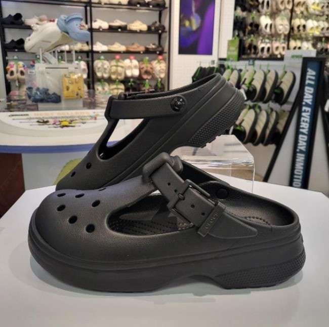 Жіночі Crocs сандалі Мері Джейн Чорні Classic Mary Jane Black — фото 12