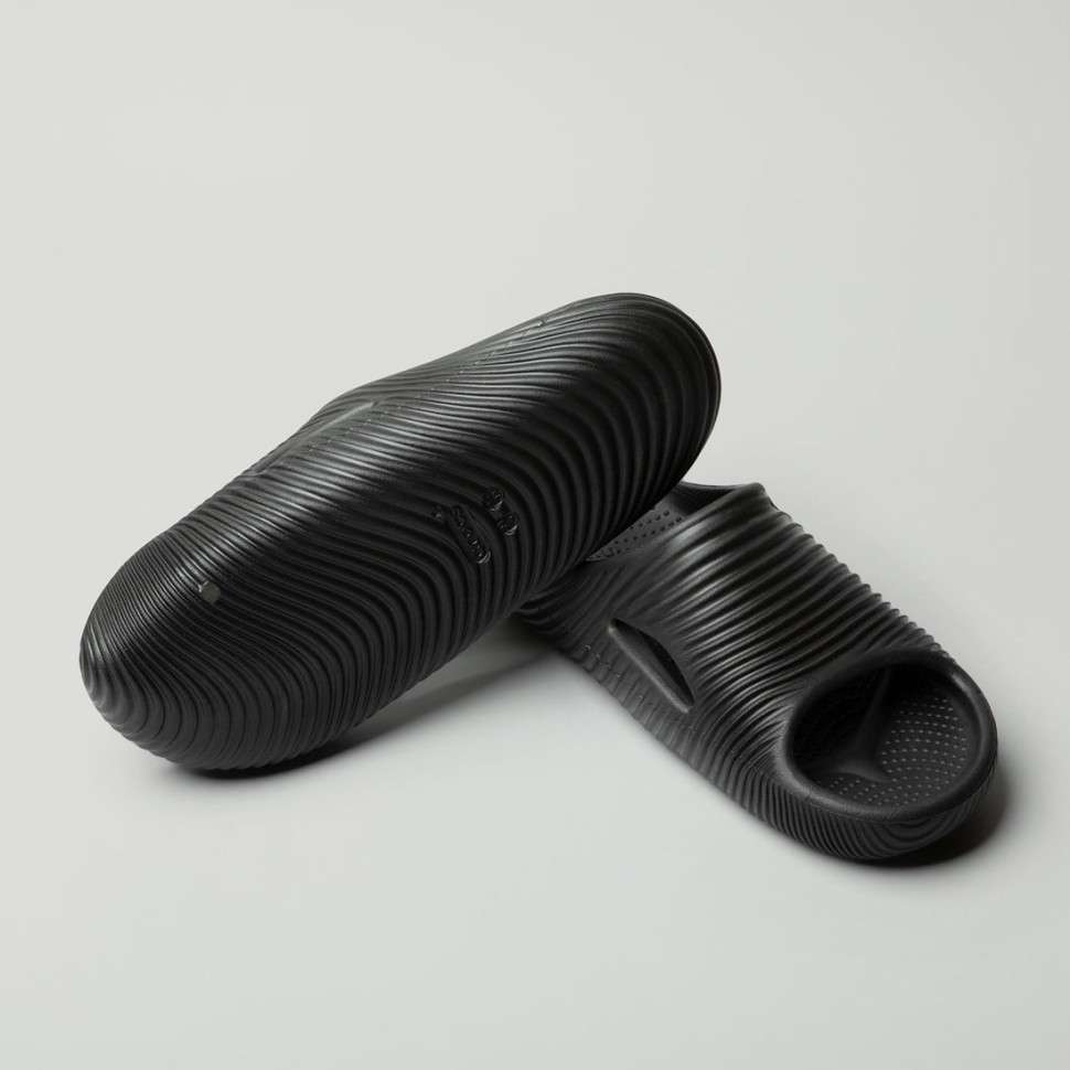 Чоловічі шльопанці Меллоу Чорні Crocs Mellow Tide Recovery Slide Slate Grey — фото 10