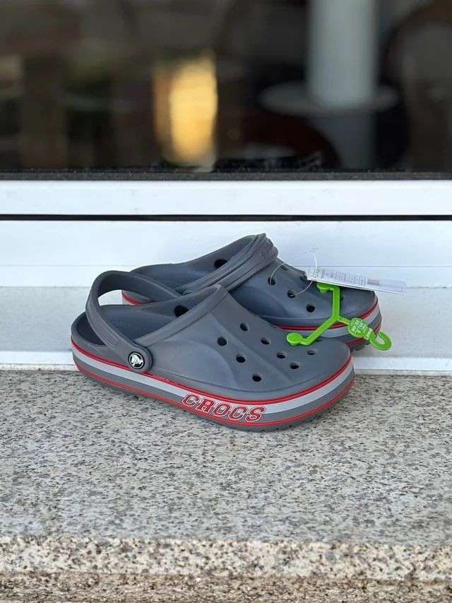 Crocs Баябенд Сірі Bayaband Sport Band Clog Charcoal/Light Grey — фото 7