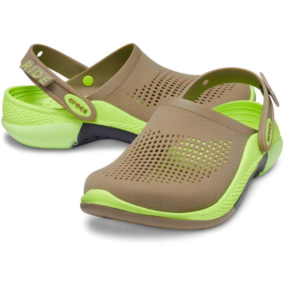 Crocs Лайтрайд Клог Хакі LiteRide 360 Ombre Marbled Khaki-Multi