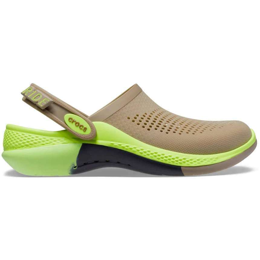 Crocs Лайтрайд Клог Хакі LiteRide 360 Ombre Marbled Khaki-Multi — фото 2