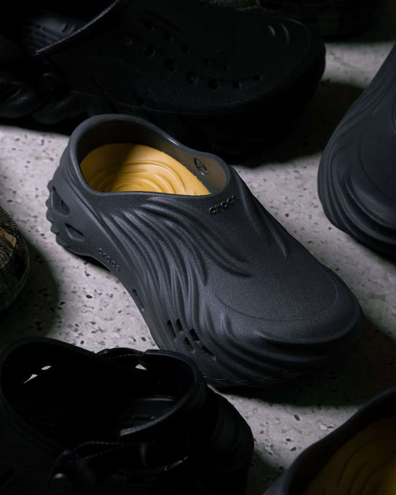 Чоловічі Crocs Эхо Чорні Echo Clog Wave Black — фото 9