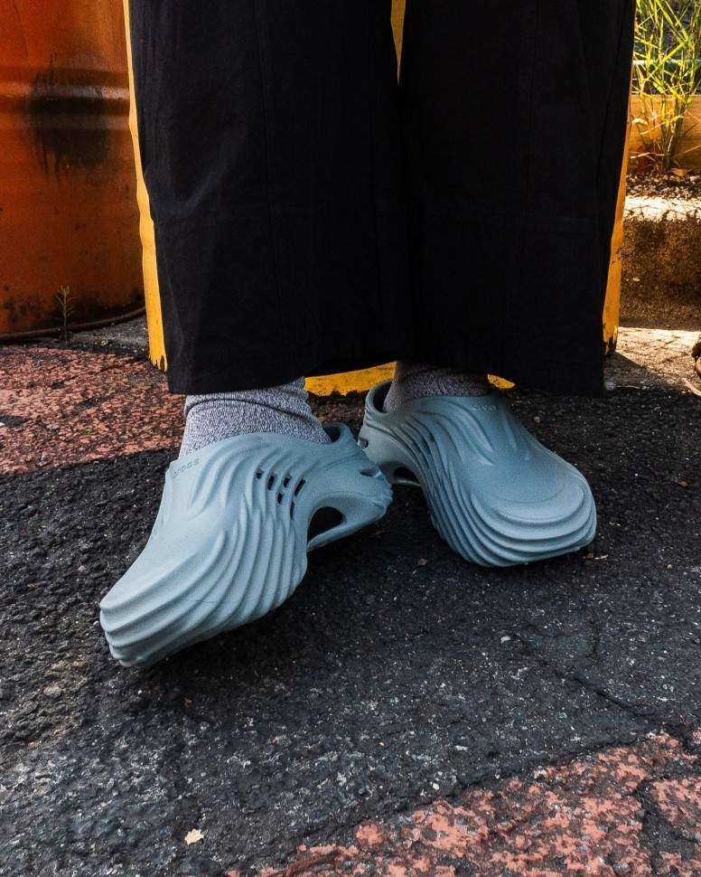 Чоловічі Crocs Эхо Сірі Echo Clog Wave Pond — фото 8