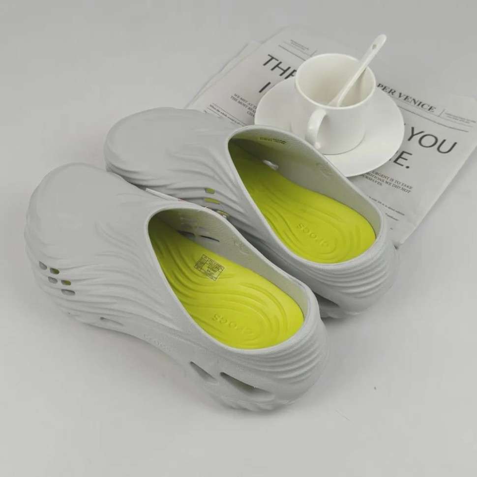 Чоловічі Crocs Эхо Сірі Echo Clog Wave Atmosphere — фото 7