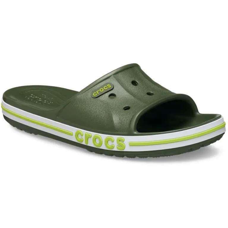 Crocs Баябенд Зелені Слайд Шльопанці Bayaband Slide Army Green — фото 2