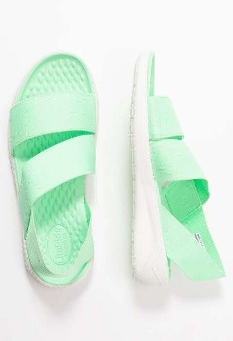 Жіночі сандалі Crocs LiteRide Stretch Sandal Neo Mint/Almost White — фото 3