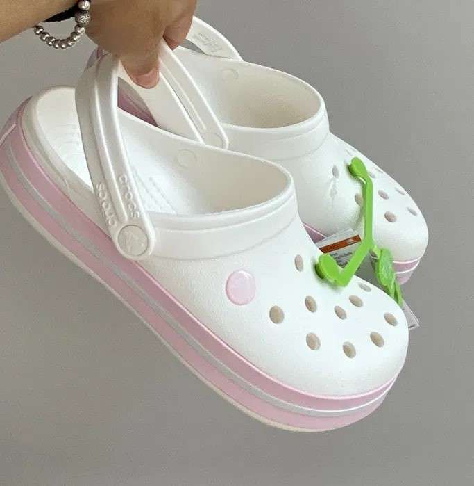 Жіночі Crocs Крокбенд Crocband Clog Milk Pink — фото 14