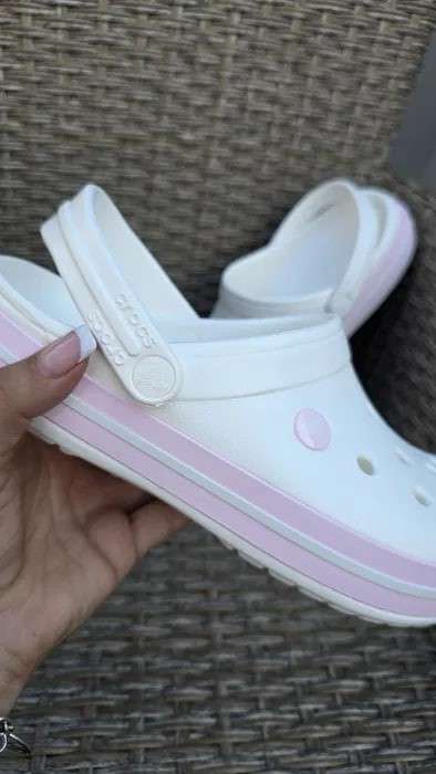 Жіночі Crocs Крокбенд Crocband Clog Milk Pink — фото 7