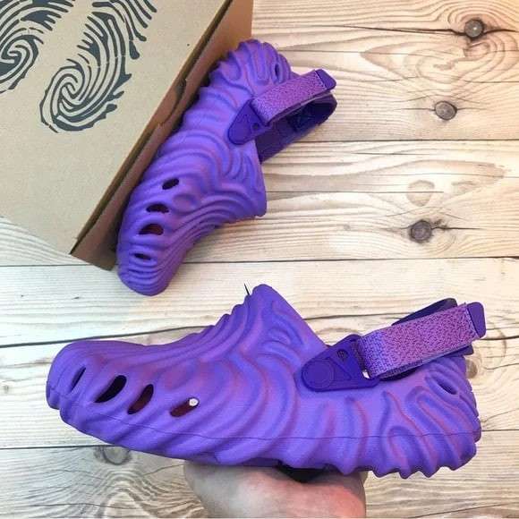 Дитячі Crocs Фіолетові Salehe Bembury X The Pollex Clog Dewberry — фото 8