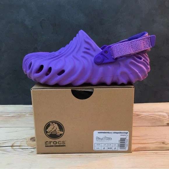 Дитячі Crocs Фіолетові Salehe Bembury X The Pollex Clog Dewberry — фото 10