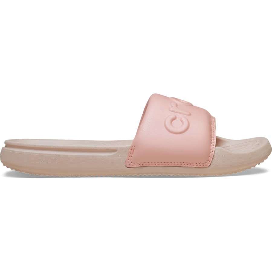 Жіночі шльопанці Рожеві Crocs Women's All Day Slide Powder Pink — фото 6