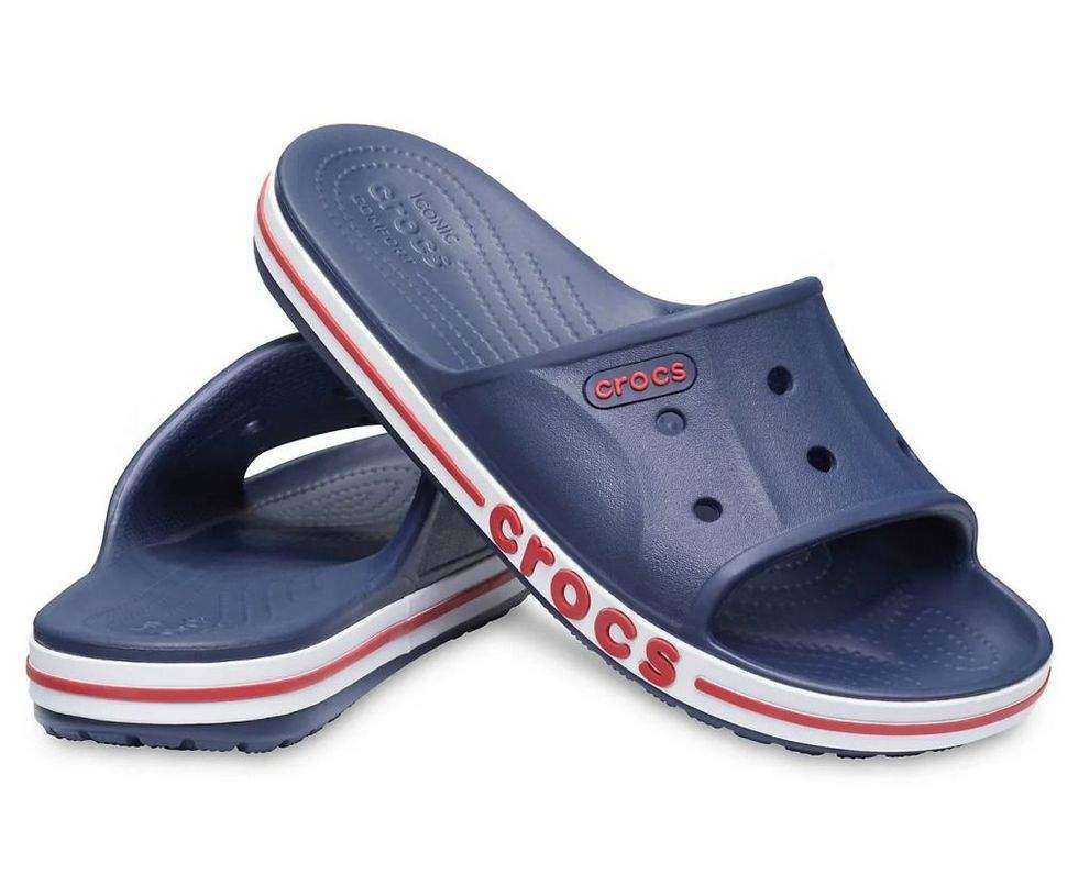 Crocs Слайд Баябенд Сині Bayaband Slide Navy White