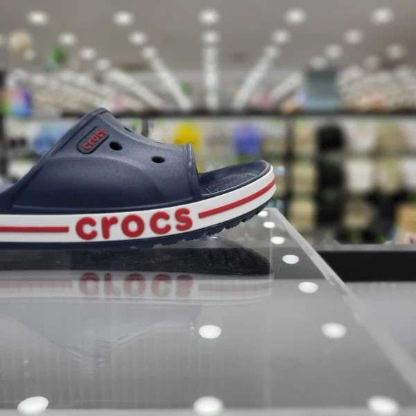 Crocs Слайд Баябенд Сині Bayaband Slide Navy White — фото 11