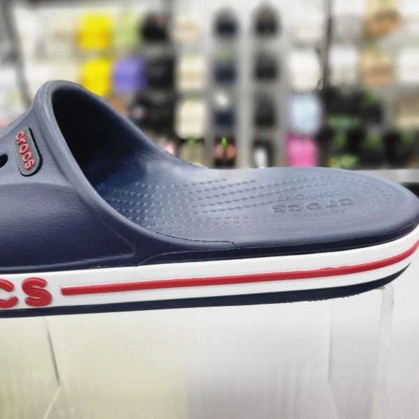 Crocs Слайд Баябенд Сині Bayaband Slide Navy White — фото 14