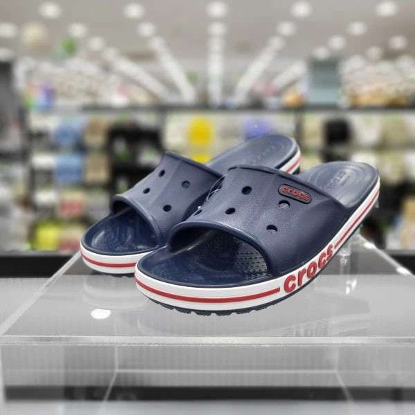 Crocs Слайд Баябенд Сині Bayaband Slide Navy White — фото 7
