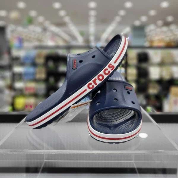 Crocs Слайд Баябенд Сині Bayaband Slide Navy White — фото 9