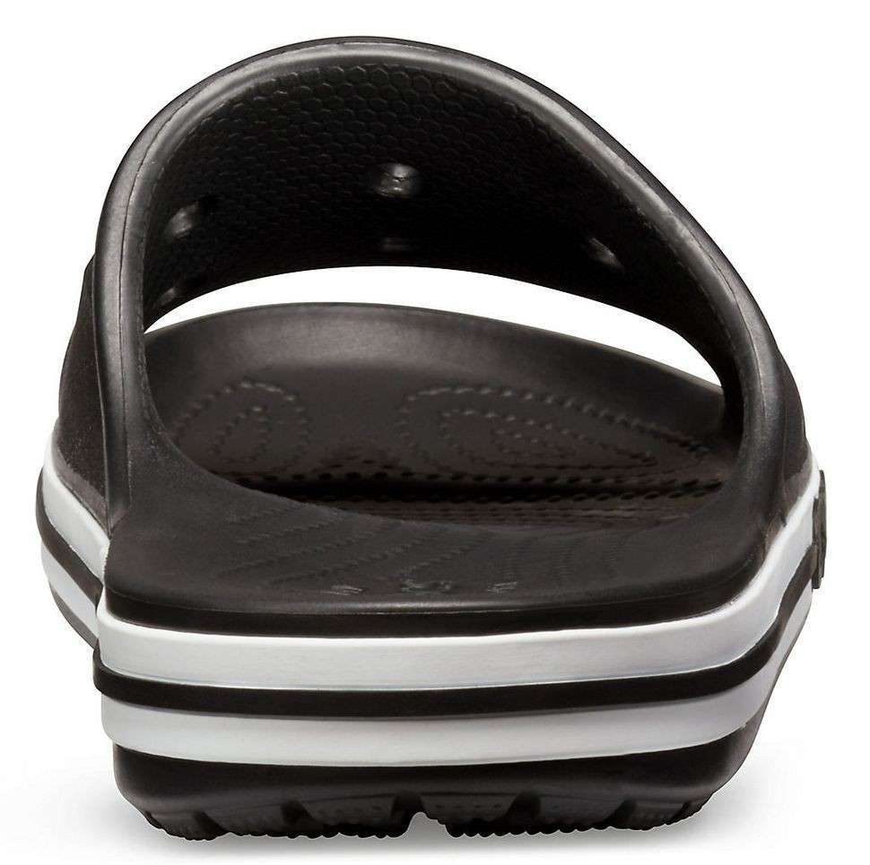 Шльопанці Баябенд Чорні Crocs Bayaband Slide Black\White — фото 2