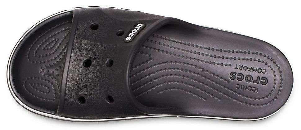 Шльопанці Баябенд Чорні Crocs Bayaband Slide Black\White — фото 5