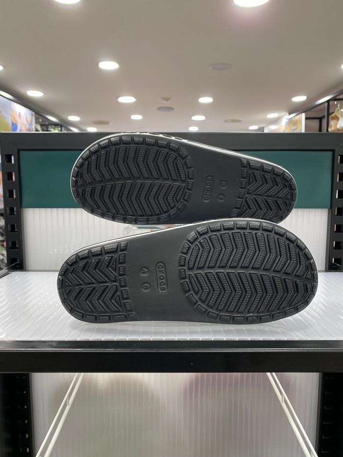 Шльопанці Баябенд Чорні Crocs Bayaband Slide Black\White — фото 8