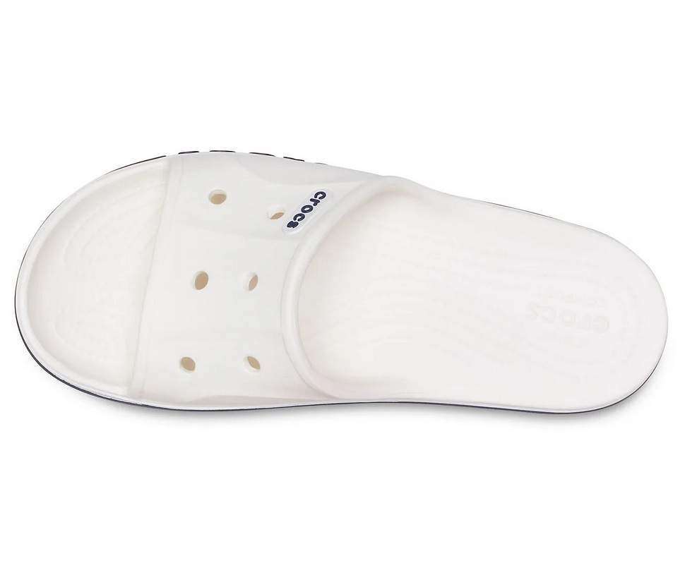 Crocs Слайд Баябенд Білі Bayaband Slide White/Navy — фото 3