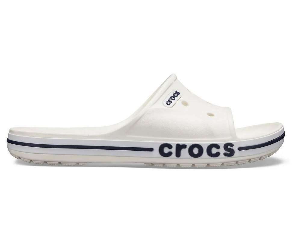 Crocs Слайд Баябенд Білі Bayaband Slide White/Navy — фото 5