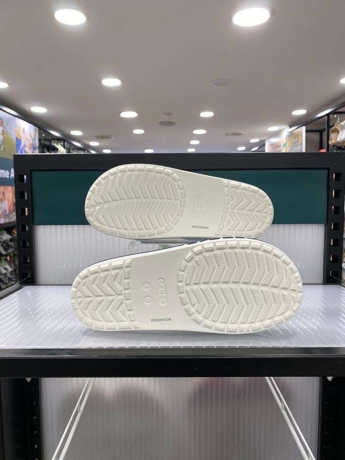 Crocs Слайд Баябенд Білі Bayaband Slide White/Navy — фото 8