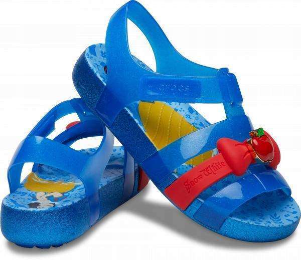 Дитячі сандалії Ісабелла Блакитні Crocs Disney Princess Isabella Glitter Sandals