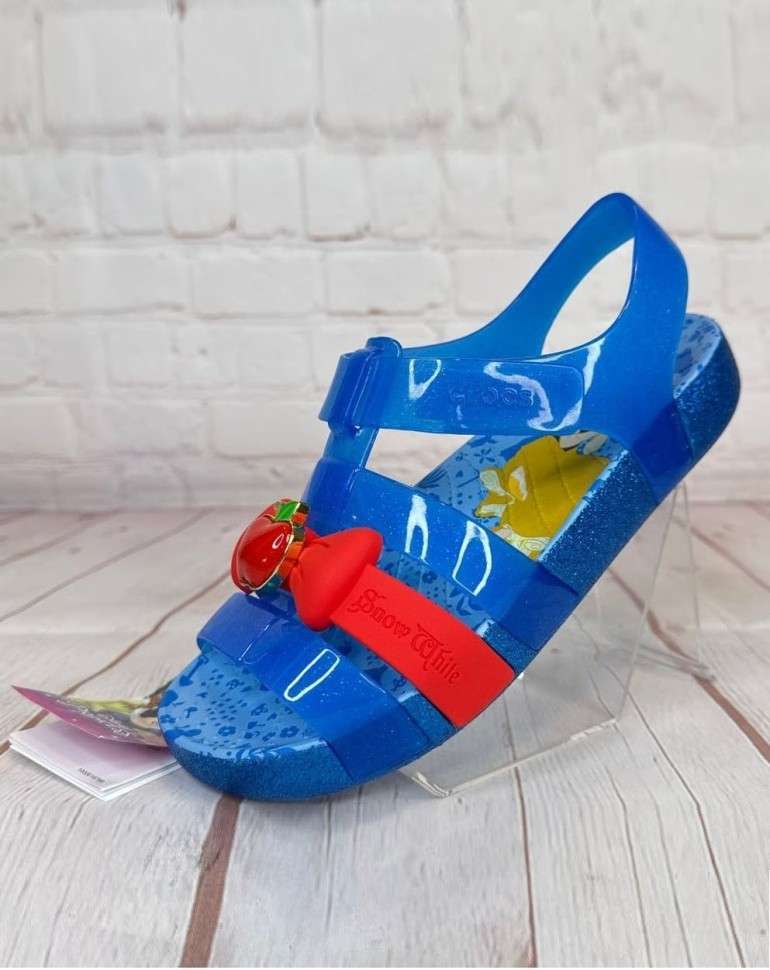 Дитячі сандалії Ісабелла Блакитні Crocs Disney Princess Isabella Glitter Sandals — фото 13