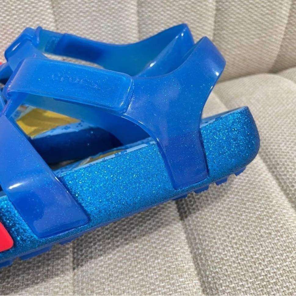 Дитячі сандалії Ісабелла Блакитні Crocs Disney Princess Isabella Glitter Sandals — фото 3