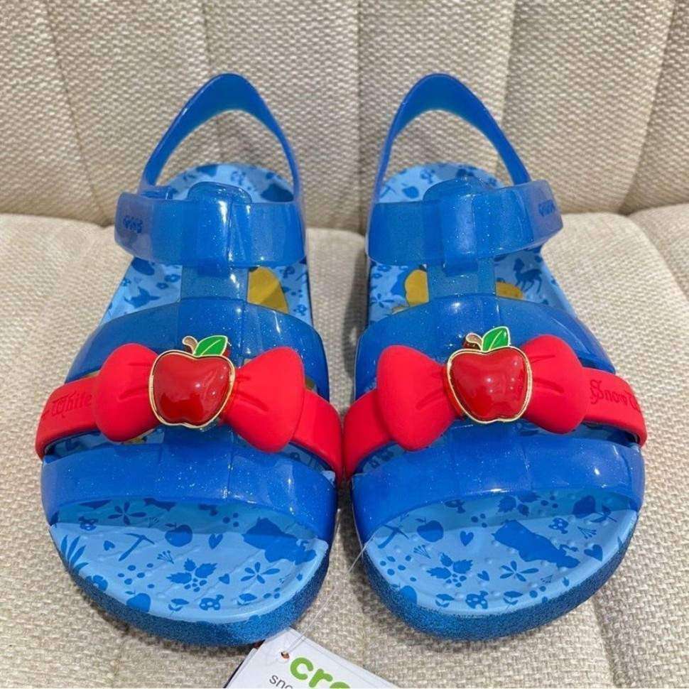 Дитячі сандалії Ісабелла Блакитні Crocs Disney Princess Isabella Glitter Sandals — фото 7