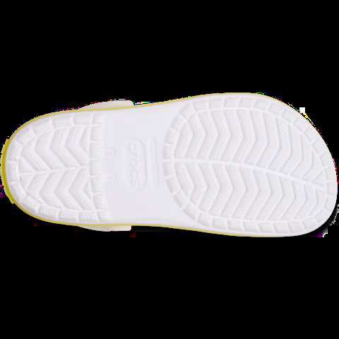 Жіночі Crocs Крокбенд Crocband Clog White / Cyber Yellow — фото 4