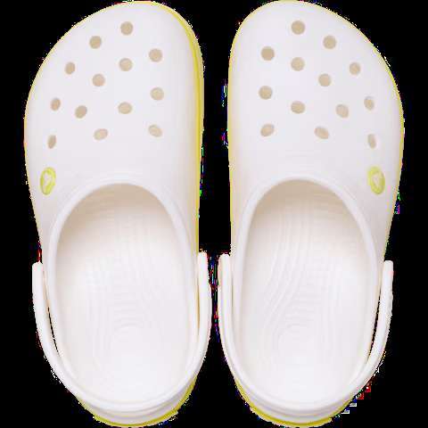 Жіночі Crocs Крокбенд Crocband Clog White / Cyber Yellow — фото 5