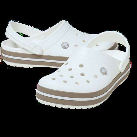 Crocs Крокбенд Клог Білі Crocband Clog White / Taupe