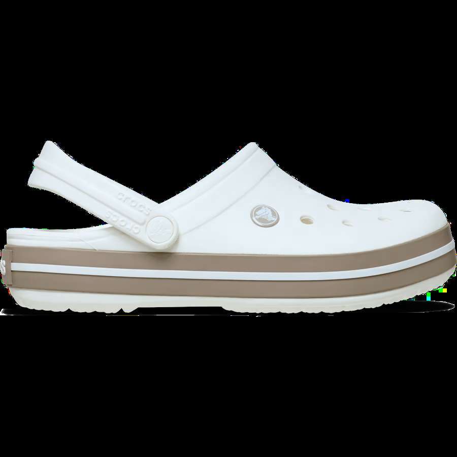 Crocs Крокбенд Клог Білі Crocband Clog White / Taupe — фото 2