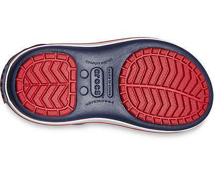 Сапоги Crocs Нави Синие Crocband Winter Boot Navy/Red — фото 2