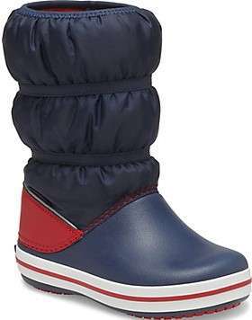 Сапоги Crocs Нави Синие Crocband Winter Boot Navy/Red — фото 6
