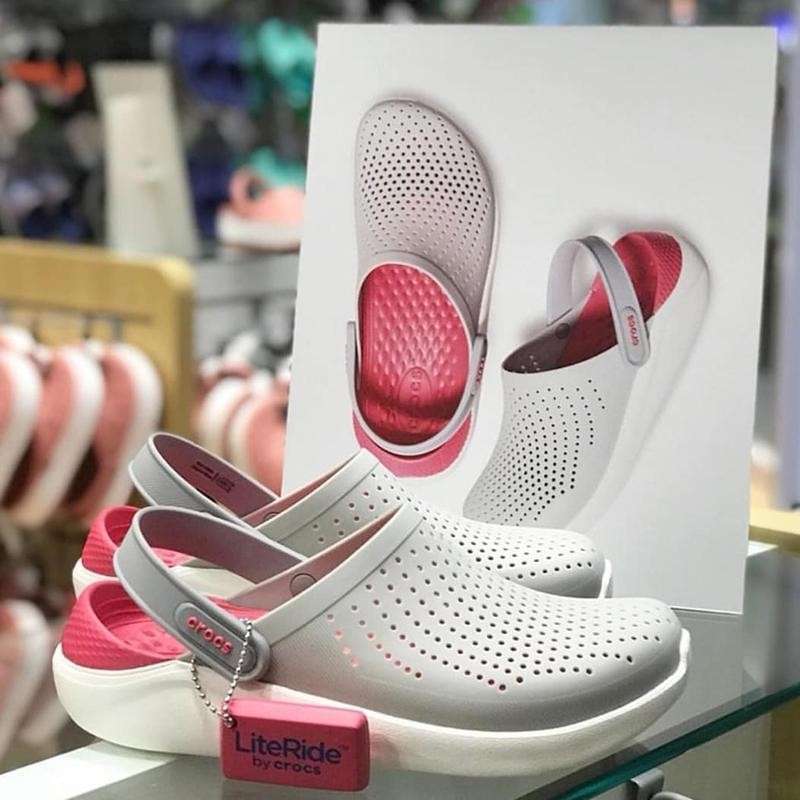 Дитячі Crocs для дівчинки LiteRide Pearl/White Clog — фото 2