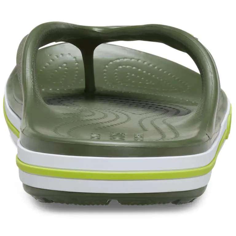 Crocs в'єтнамки Баябенд Зелені Bayaband Flip Army Green — фото 5