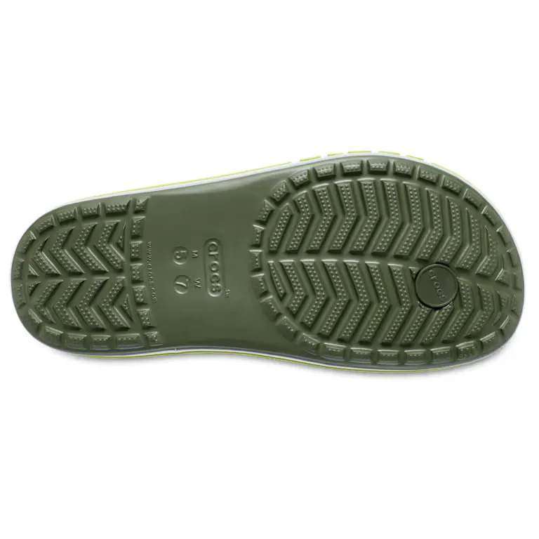 Crocs в'єтнамки Баябенд Зелені Bayaband Flip Army Green — фото 6