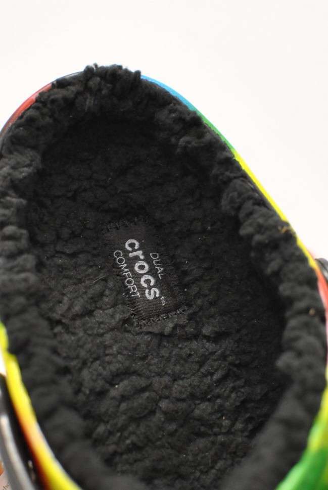 Жіночі Crocs утеплені Classic Lined Tie Dye Graphic Clog - Multi Color — фото 3
