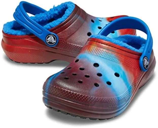 Дитячі Crocs утеплені Classic Lined Clog k Bright Cobalt Kids