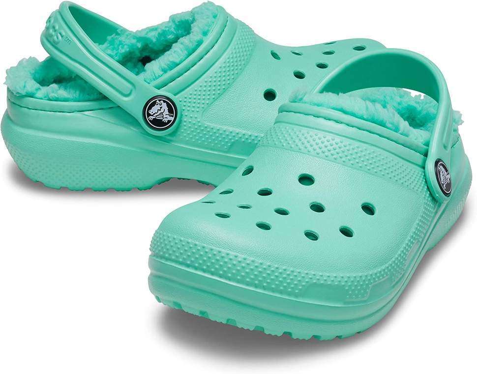 Дитячі Crocs Утеплені Classic Lined Clog Kids Phistachio