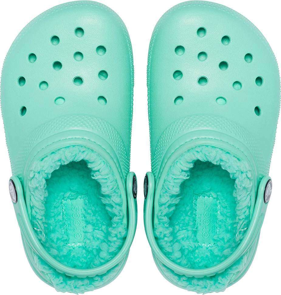 Дитячі Crocs Утеплені Classic Lined Clog Kids Phistachio — фото 3