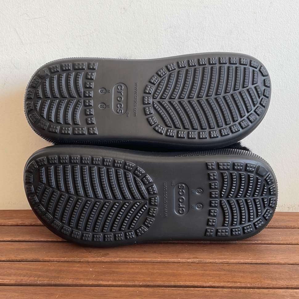 Жіночі Crocs утеплені Furever Crush Black — фото 3