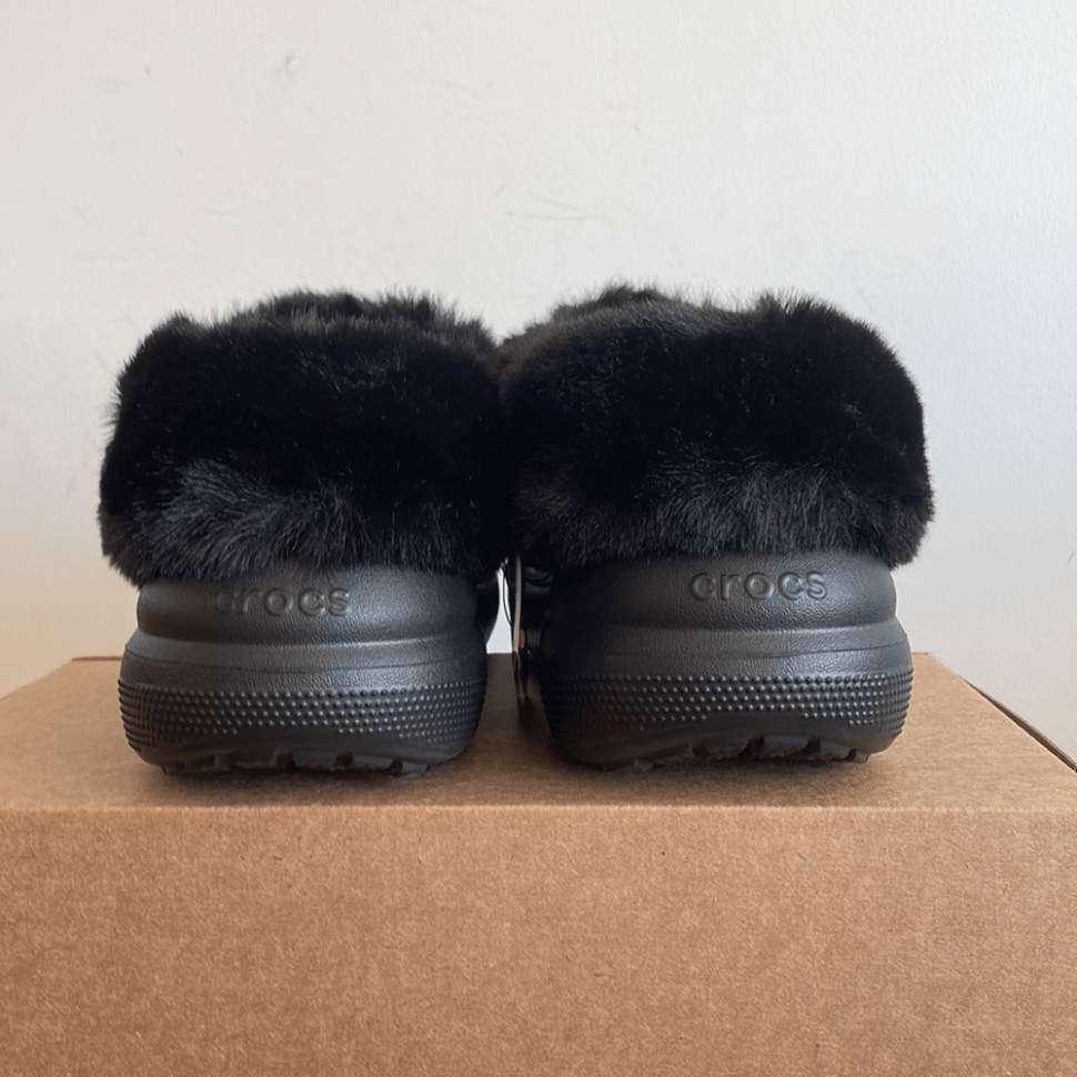 Жіночі Crocs утеплені Furever Crush Black — фото 4