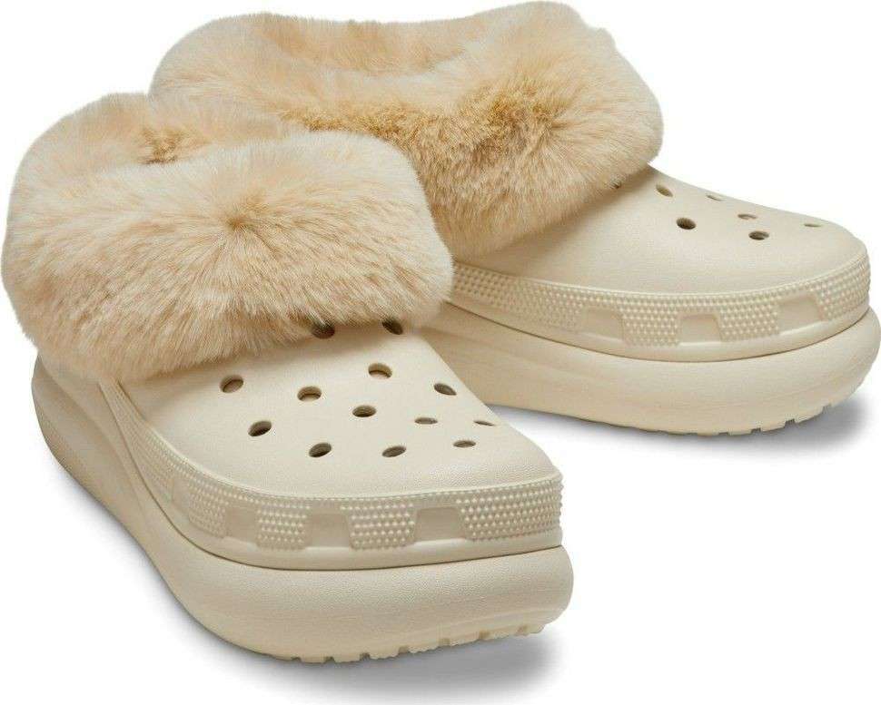 Жіночі Crocs утеплені Furever Crush Lined Clog Bone