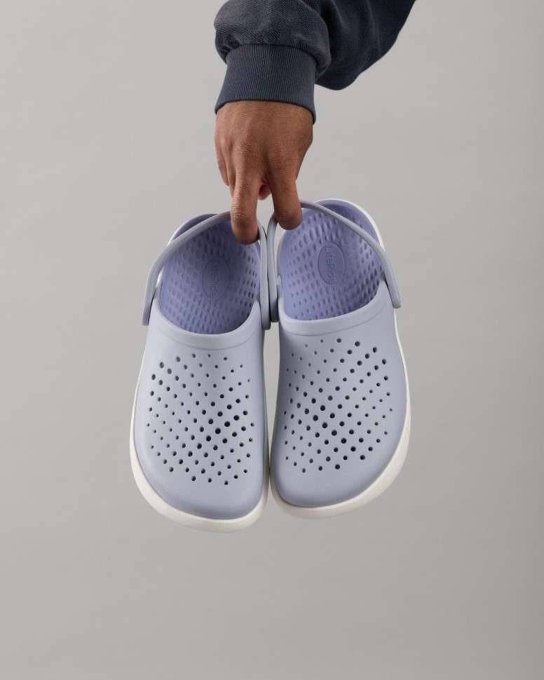 Жіночі Crocs Лайтрайд Клог Ємоушн Бузковий InMotion Clog Purple Moon — фото 7