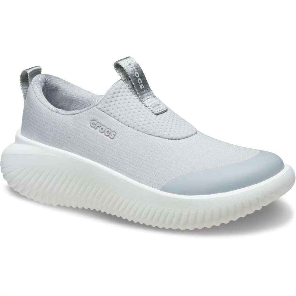 Жіночі Crocs Кросівки Меллоу Сірі Mellow Ease Slip on Atmosphere / White — фото 5