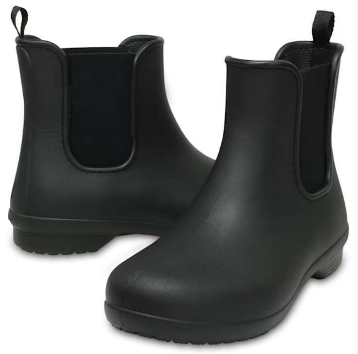 Жіночі гумові чоботи Crocs Women’s Freesail Chelsea Boot black