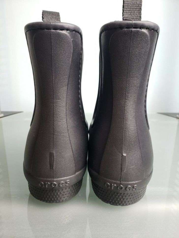 Жіночі гумові чоботи Crocs Women’s Freesail Chelsea Boot black — фото 11